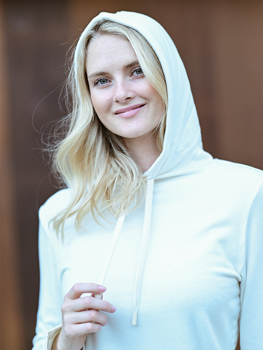 Soft Fleece Hoodie - Coconut