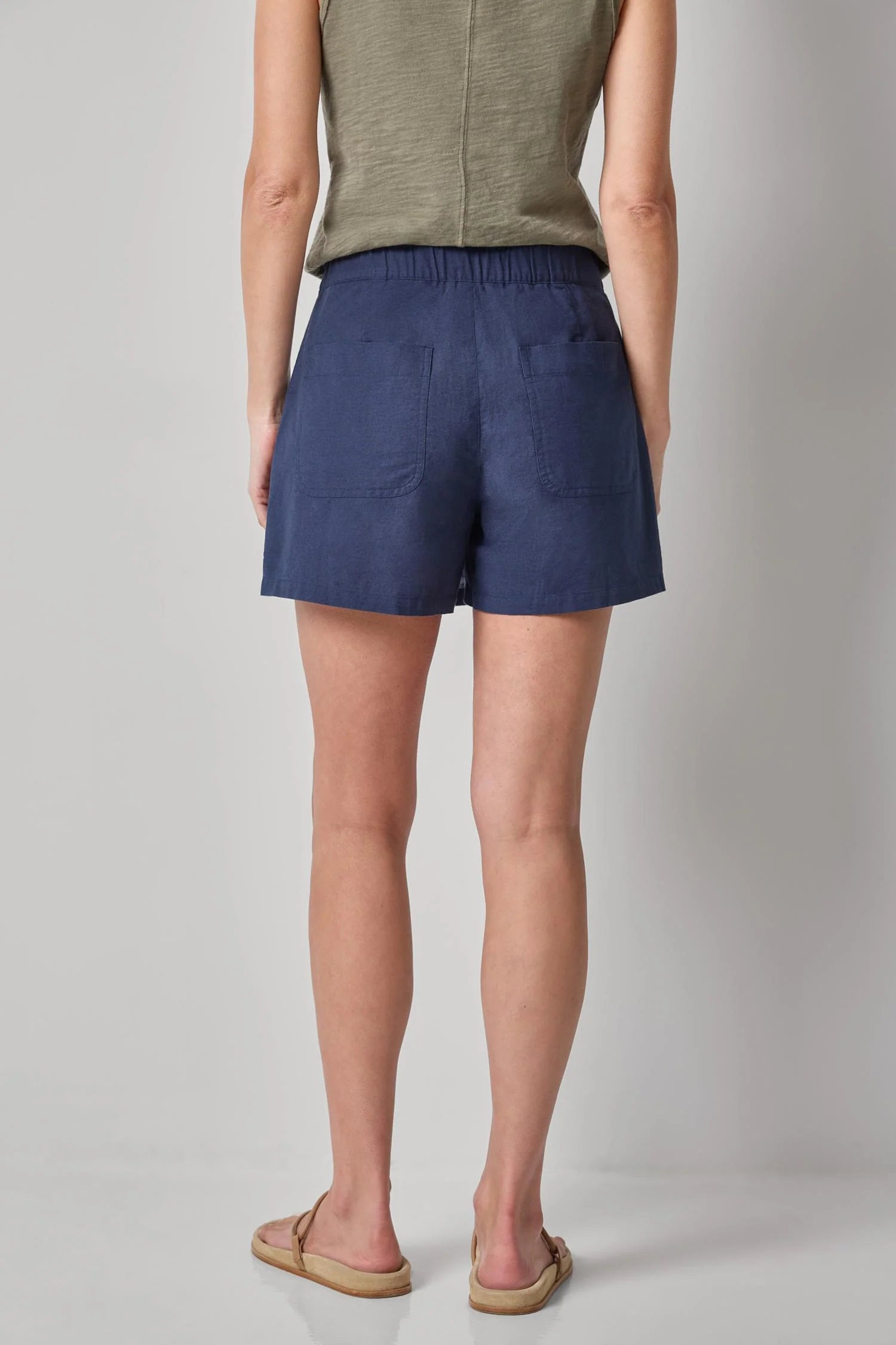 Linen Blend Skort