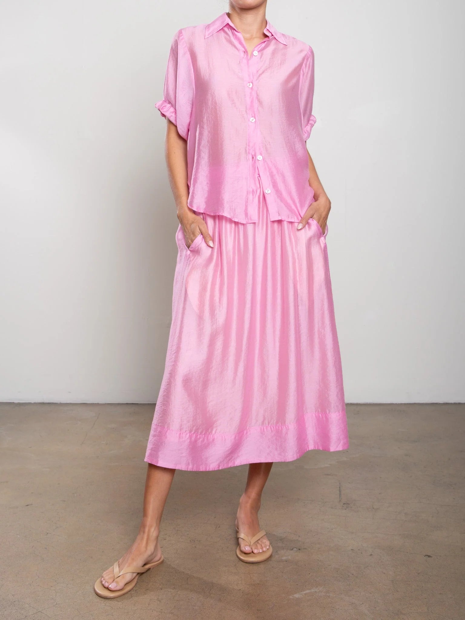 Claudia Skirt Gossamer - Peony