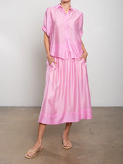 Claudia Skirt Gossamer - Peony