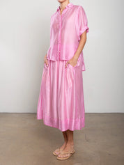 Claudia Skirt Gossamer - Peony