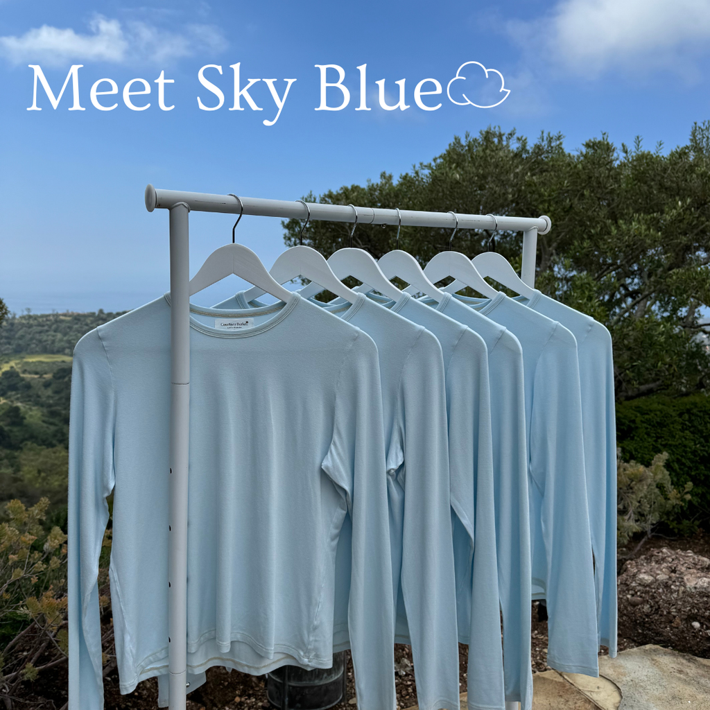 Softest Long Sleeve Tee - Sky Blue