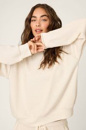 PJ Set Cross Stitch Casuals - Light Beige