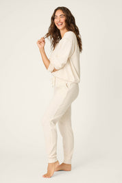 PJ Set Cross Stitch Casuals - Light Beige