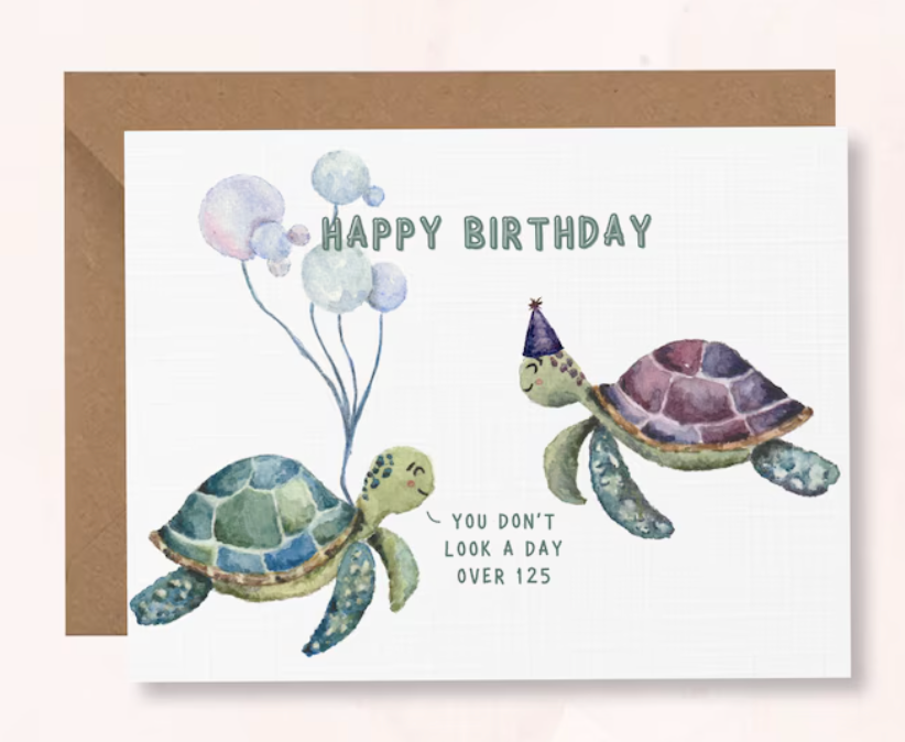 Birthday Sea Turtles Card