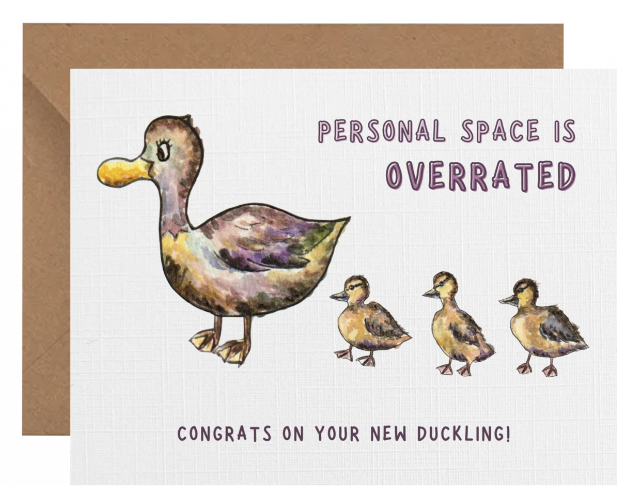 New Baby Ducklings Card