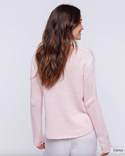 Round Edge V-Neck - Blossom