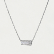 Petite Pave Mini Tube Necklace