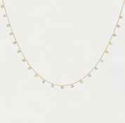 Orsay Charm Necklace White Topaz