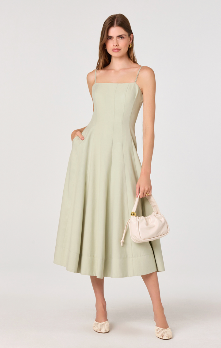 pistachio bridesmaid dresses Azazie Keyla Chiffon Color AW.Bridal A-line V-Neck Floor Length