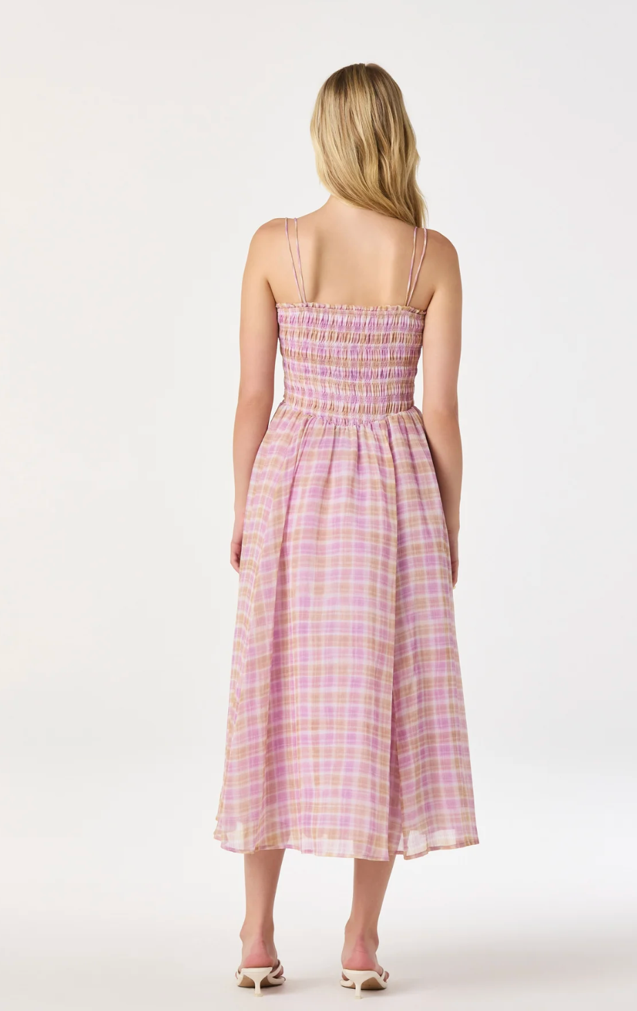 Lahela Dress - Pink Plaid