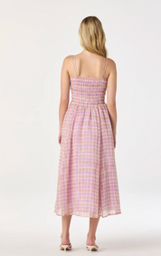 Lahela Dress - Pink Plaid