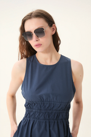 Turchi Dress - Navy