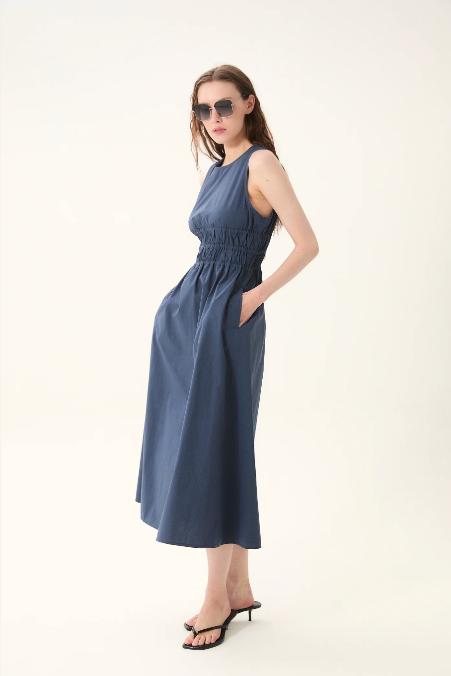 Turchi Dress - Navy