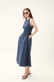 Turchi Dress - Navy