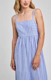 Alicia Dress - Ocean Stripe