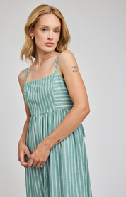 Alicia Dress - Kelly Stripe