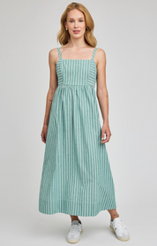 Alicia Dress - Kelly Stripe
