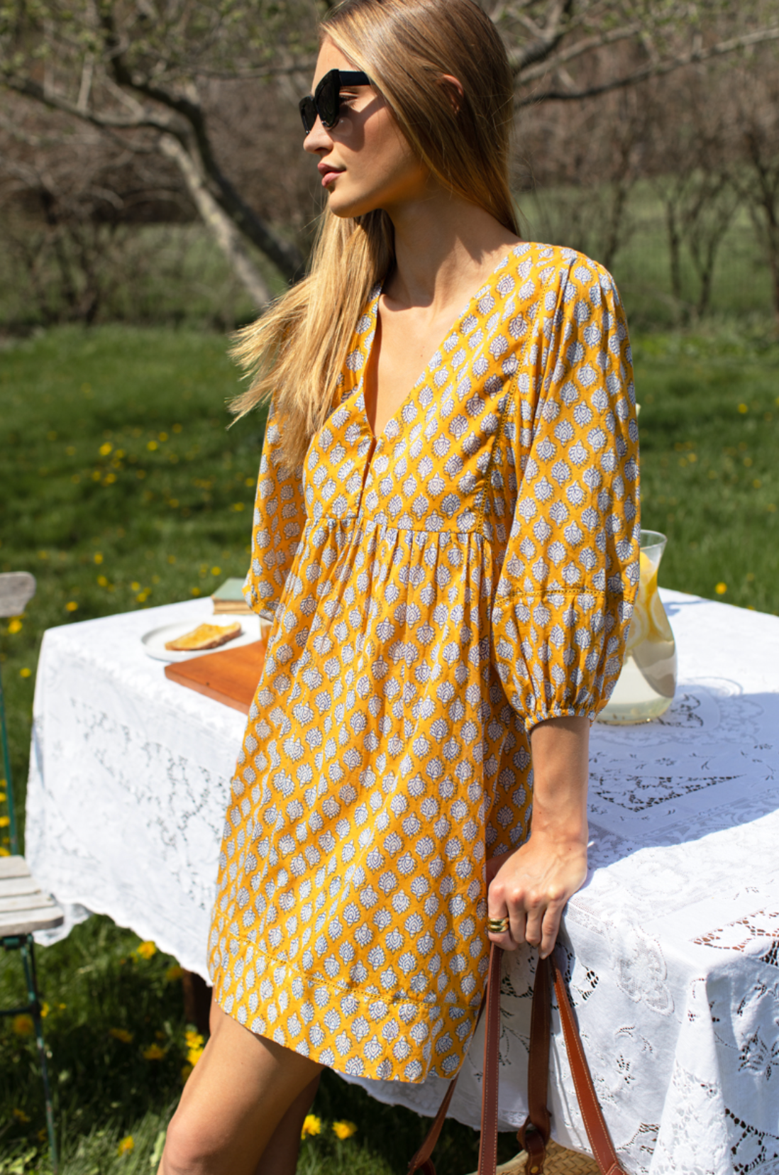 Bastian Beachy Dress - Sisters Yellow Organic