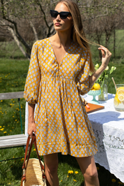 Bastian Beachy Dress - Sisters Yellow Organic