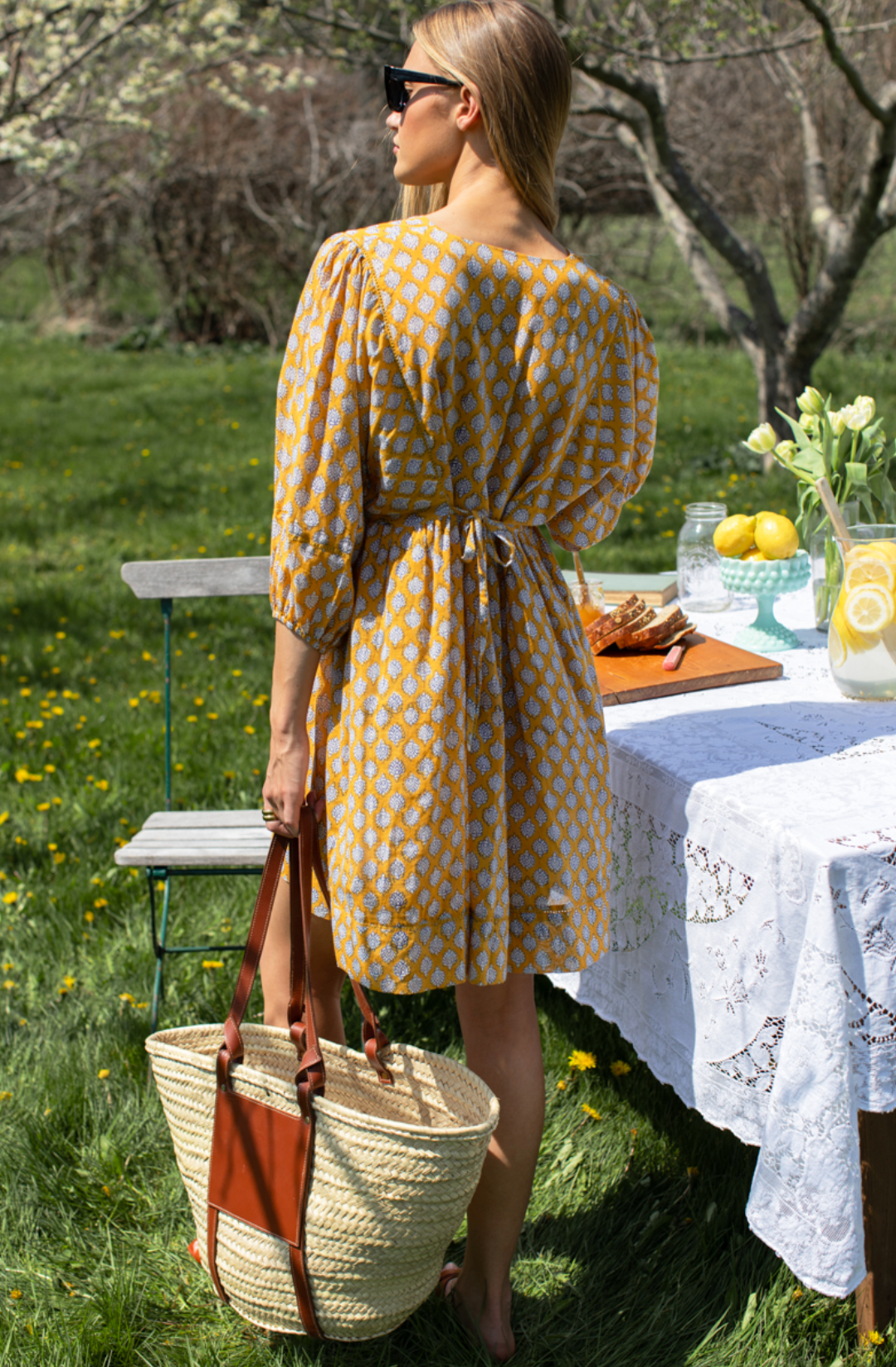 Bastian Beachy Dress - Sisters Yellow Organic