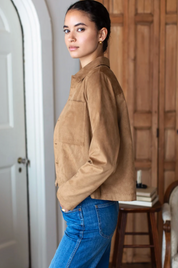 Atelier Pocket Jacket - Camel Suede