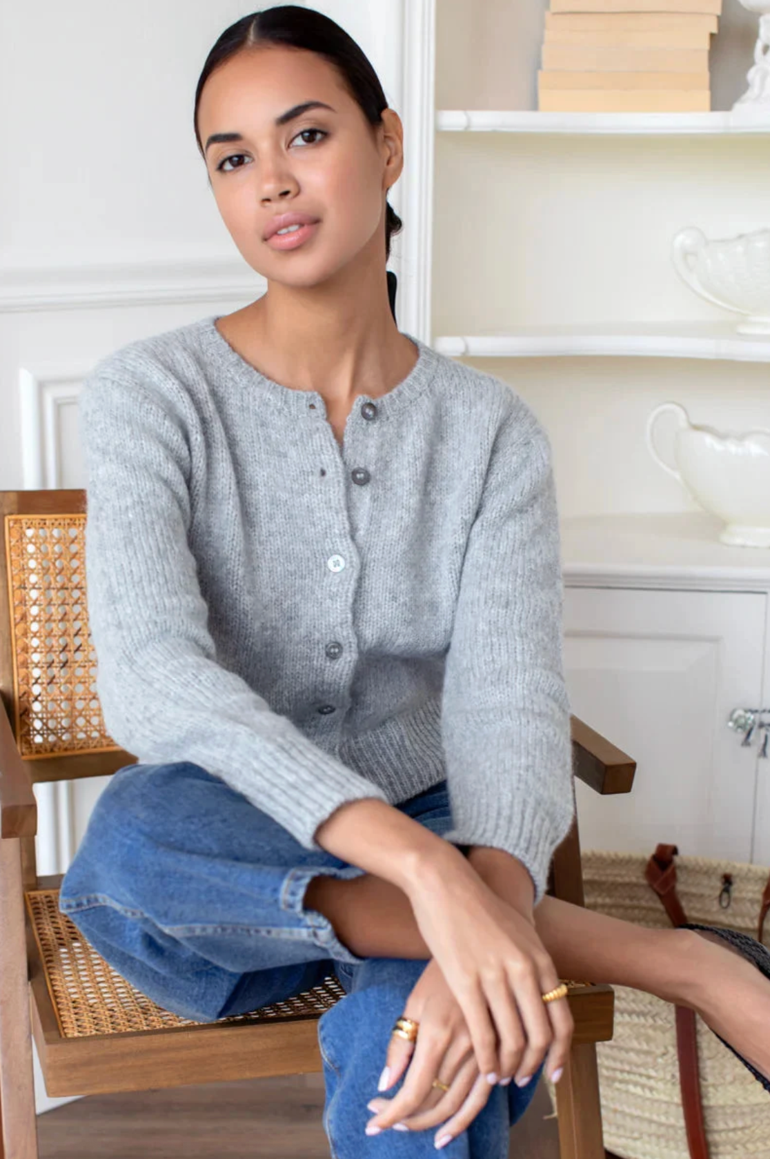 Little Atelier Cardigan - Heather Grey