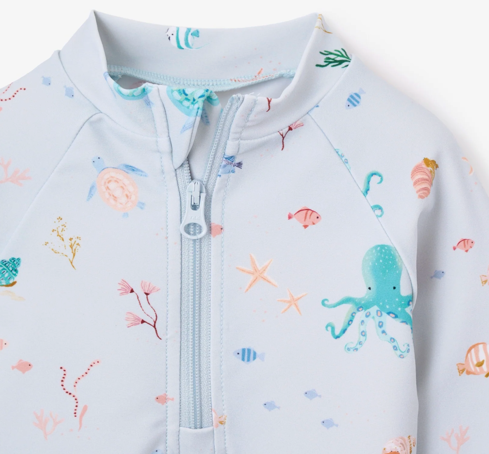Ocean Adventure Rash Guard - Pale Blue