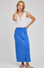 Cassia Skirt - Riviera Blue