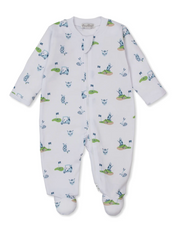 Golf Championship Footie w/ Zip - Multi Blue