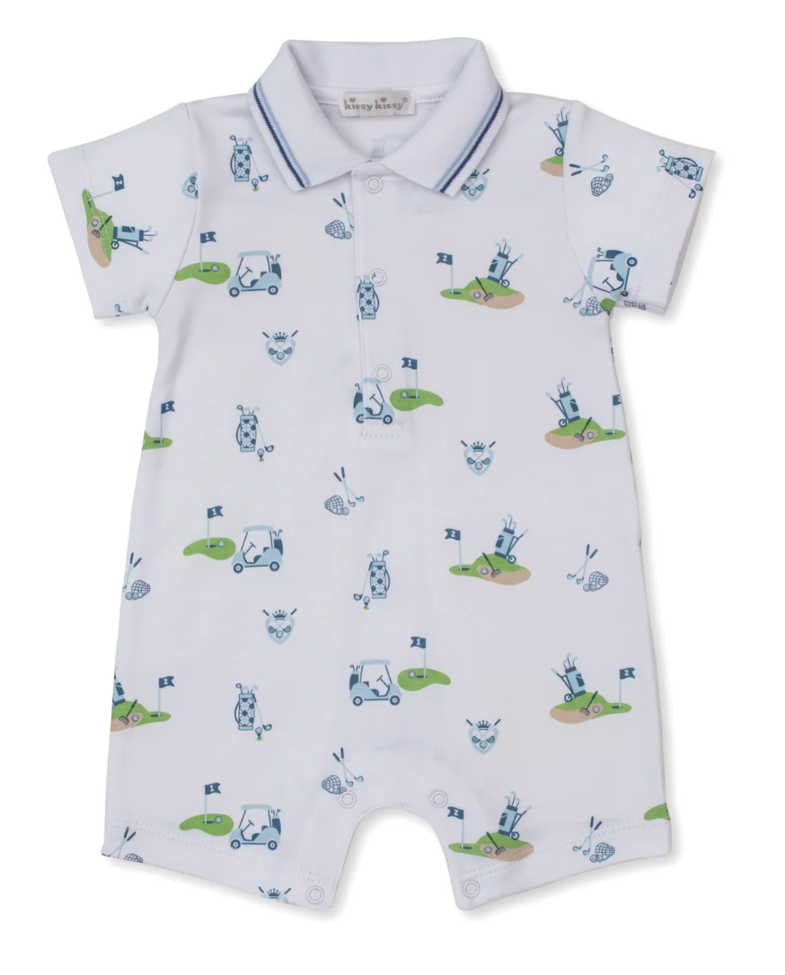 Golf Championship Short Playsuit PRT 6-9M Multi Blue