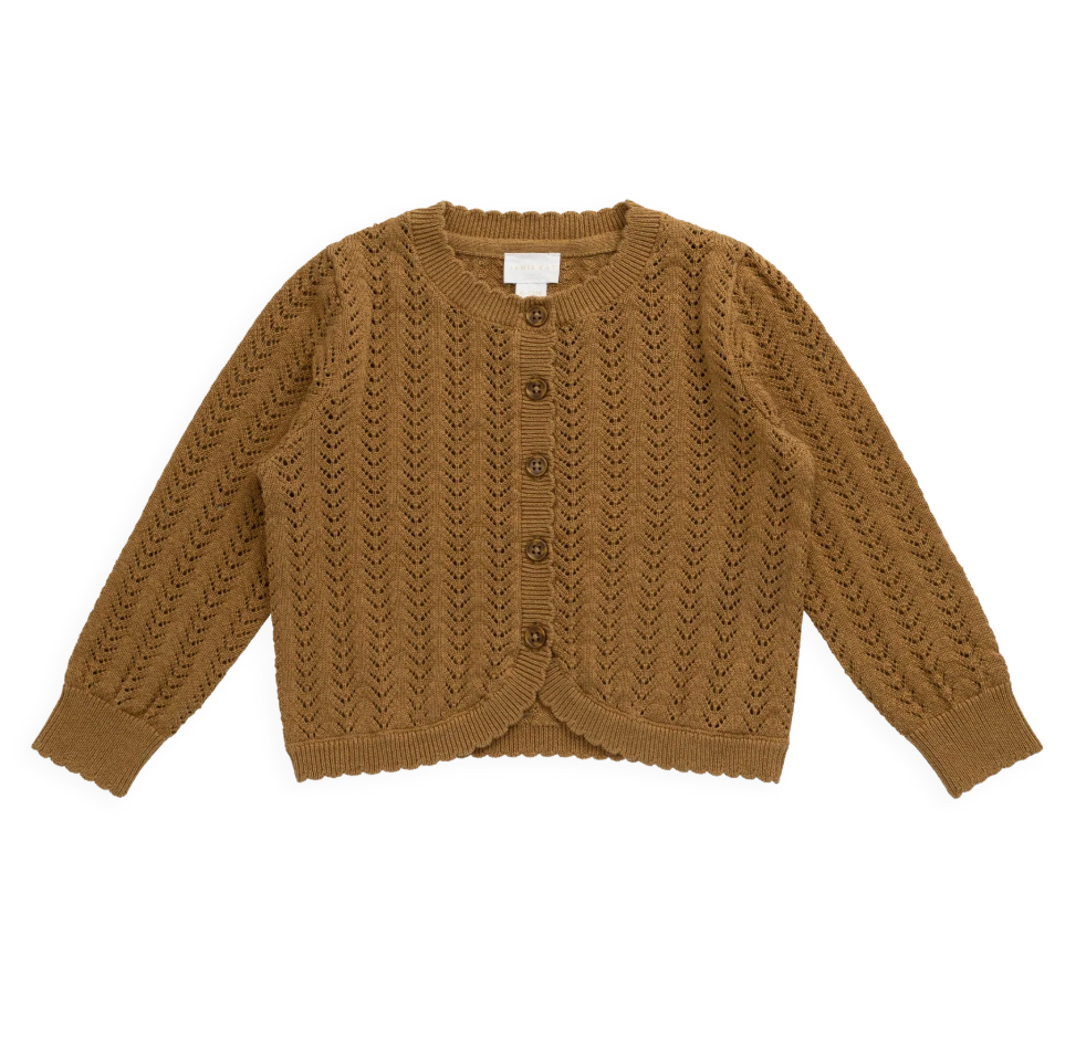 Maxine Knitted Cardigan Antique Bronze