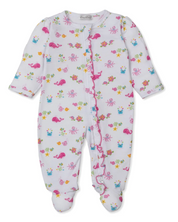 Ocean Antics Footie w/ Zip - Multi Pink