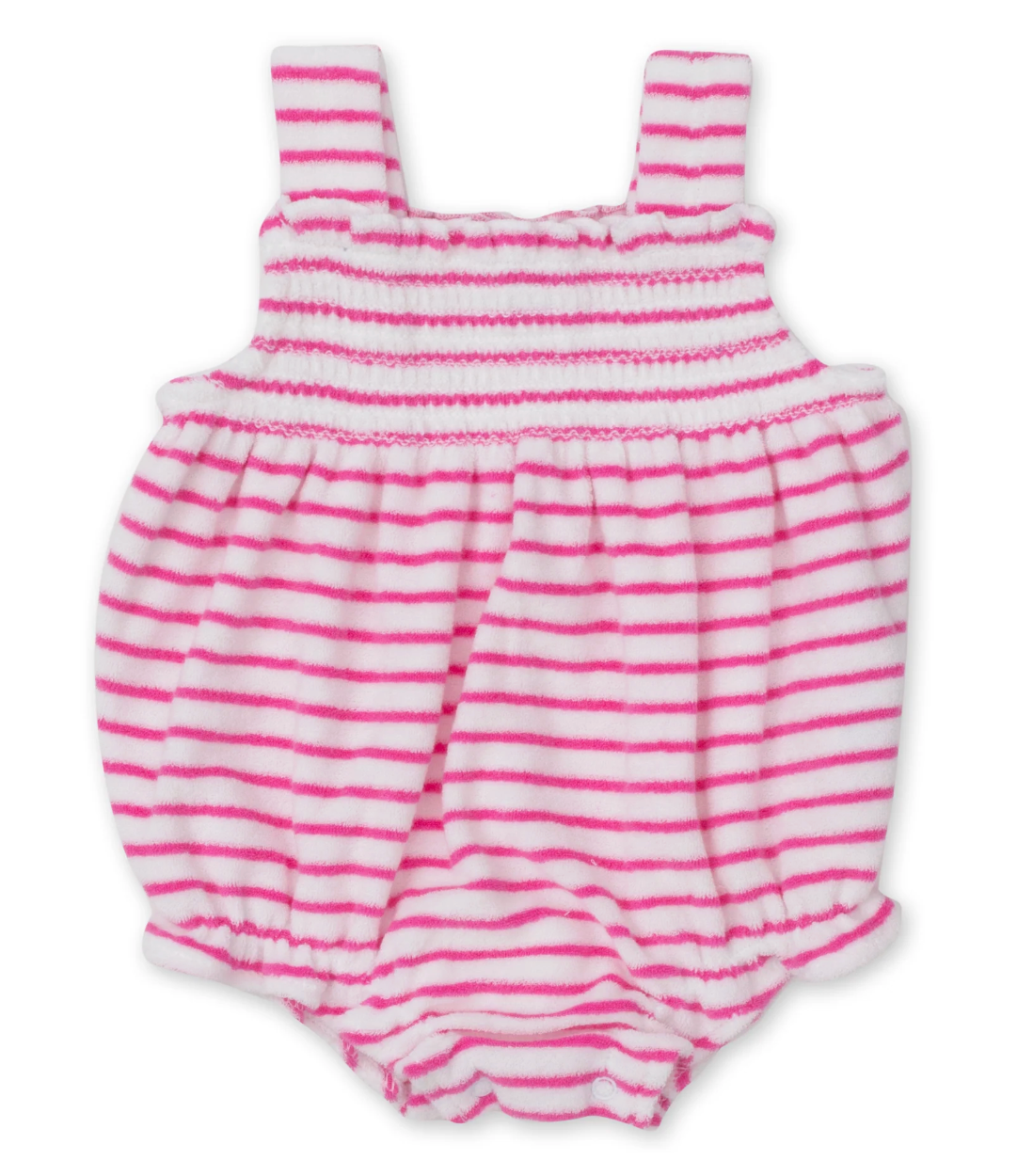 Ocean Antics Terry Bubble - Fuchsia Stripe