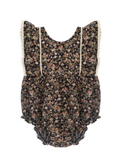 Organic Cotton Beatrice Playsuit - Luca Floral