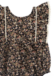Organic Cotton Beatrice Playsuit - Luca Floral