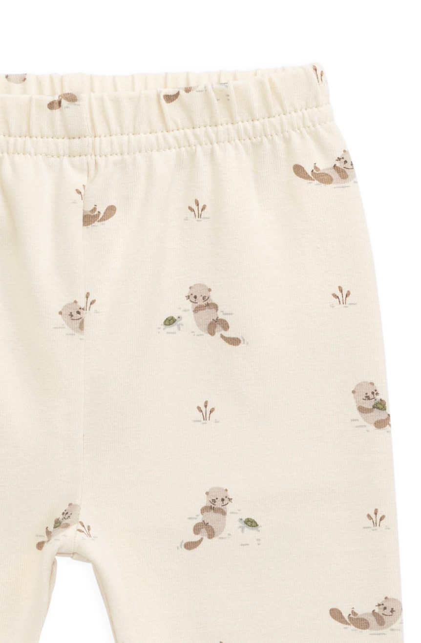 Organic Cotton Everyday Legging - Otter Buddies Tofu