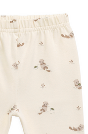 Organic Cotton Everyday Legging - Otter Buddies Tofu