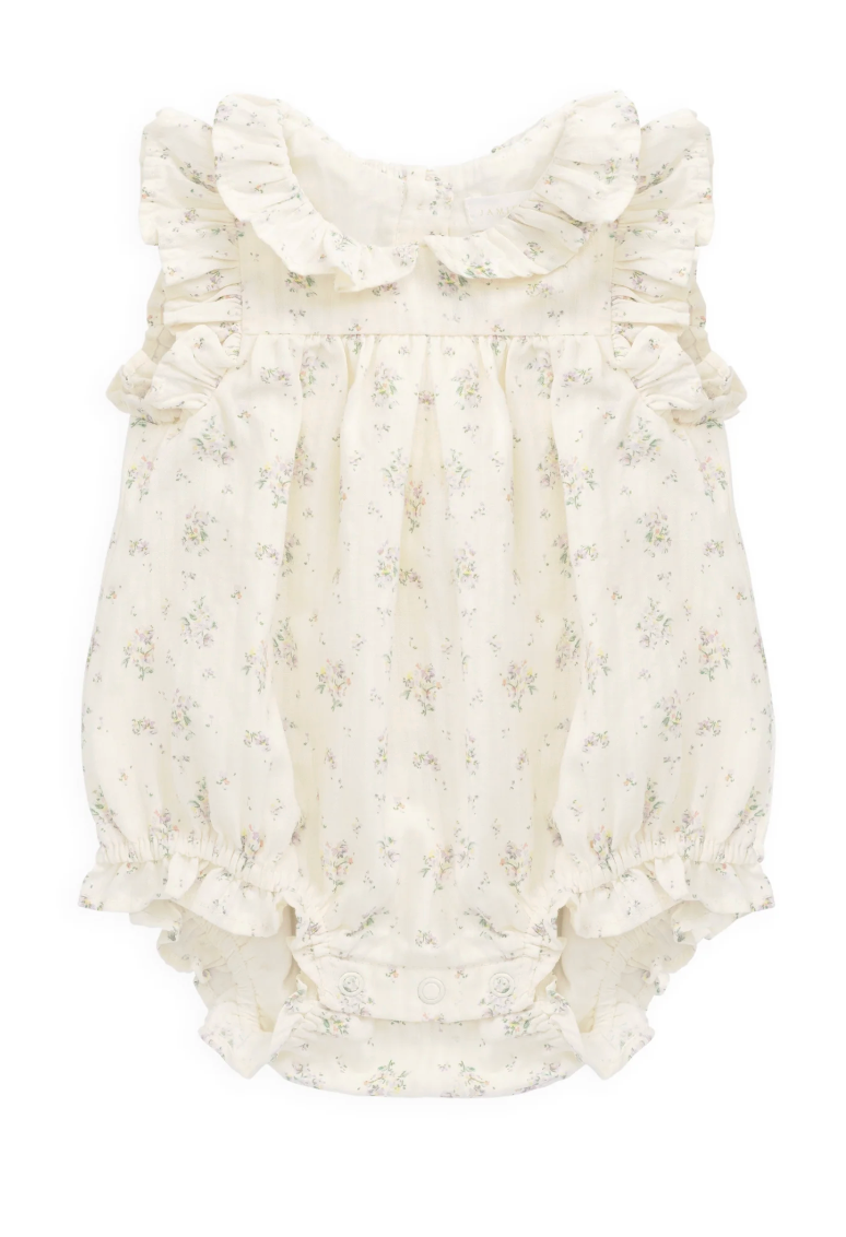Organic Cotton Miley Playsuit - Justine Orchid