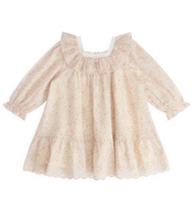 Organic Cotton Misty Dress - Flora Pink