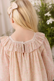 Organic Cotton Misty Dress - Flora Pink