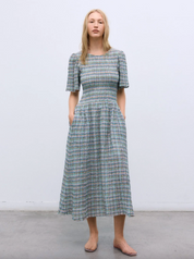 Zinnia Woman Dress - Zinnia Check