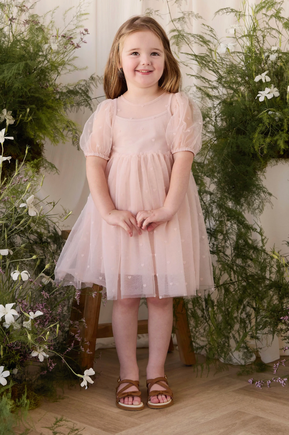 Zoella Tulle Dress - Petite Heart Rosie