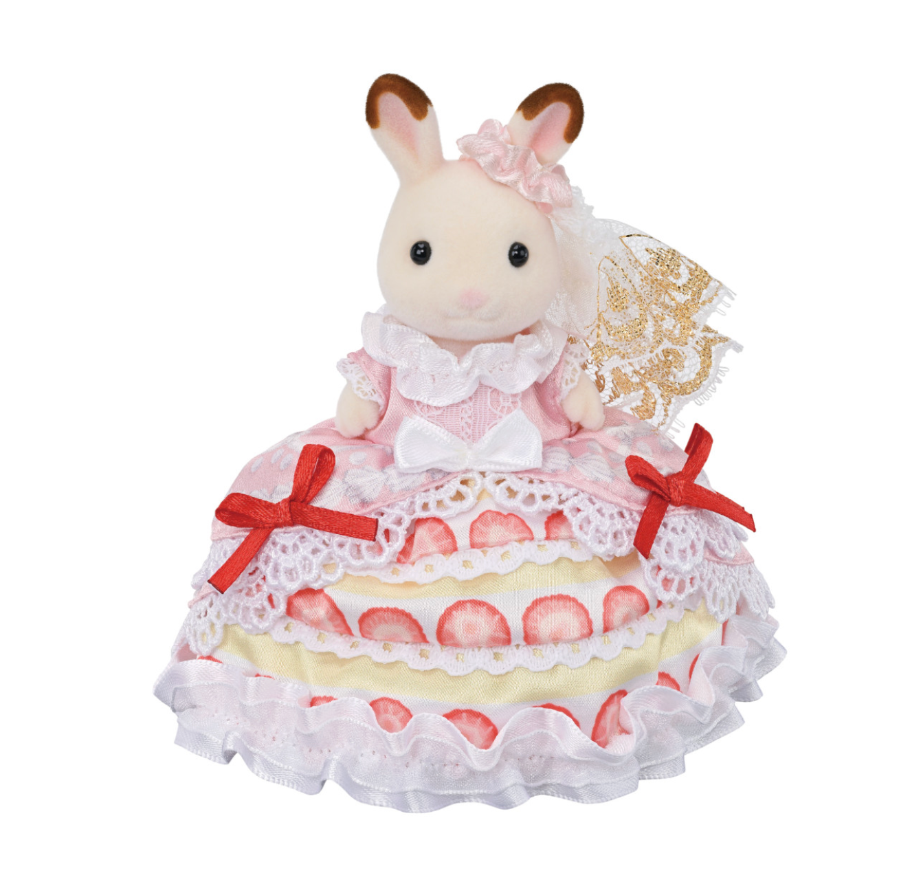 Freya's Birthday Celebration Strawberry Cake Dress, 40th Anniversary Edition, Collectible Doll Figure
