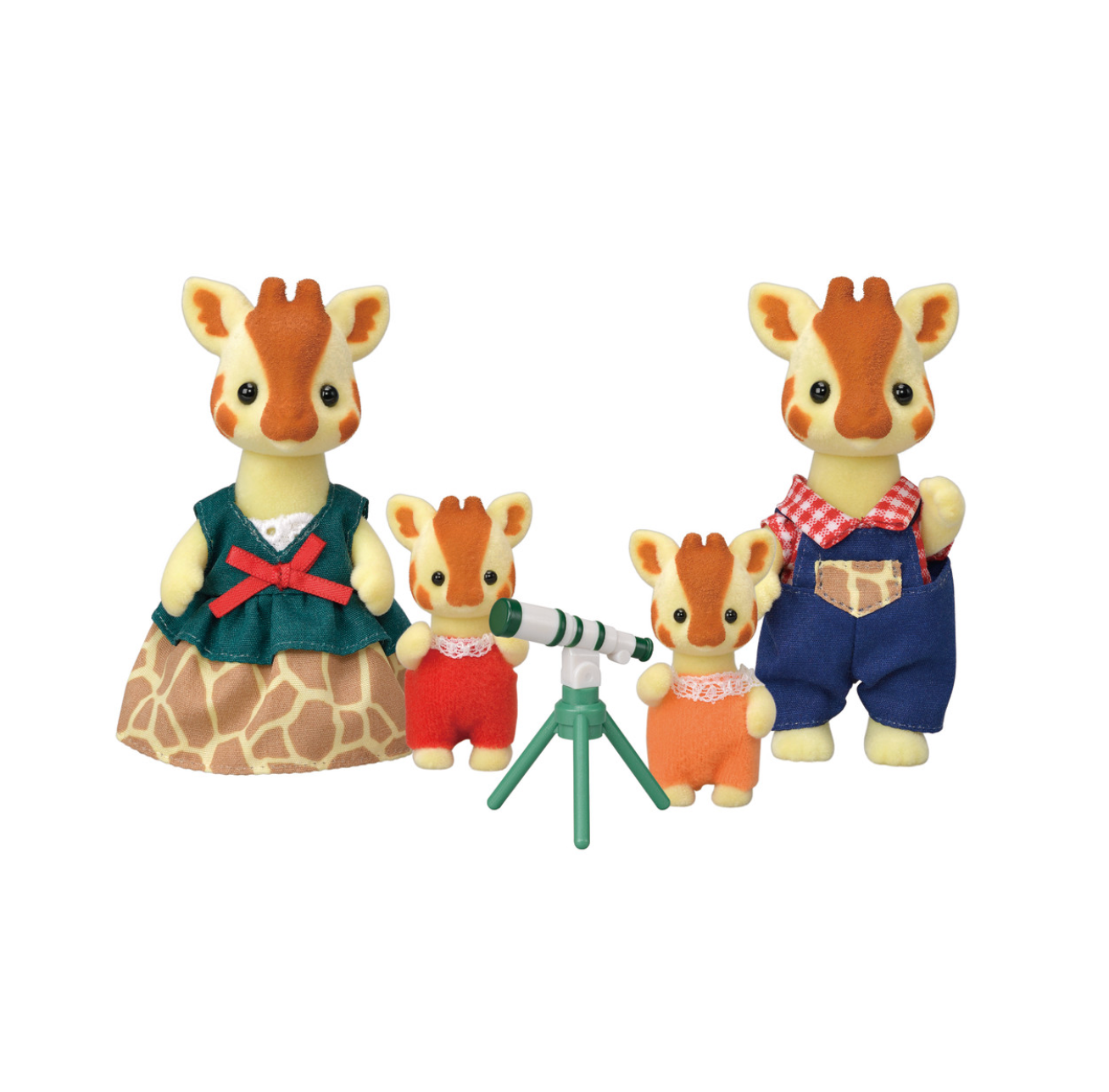 Highbranch Giraffe Family, Set of 4 Collectible Doll Figures