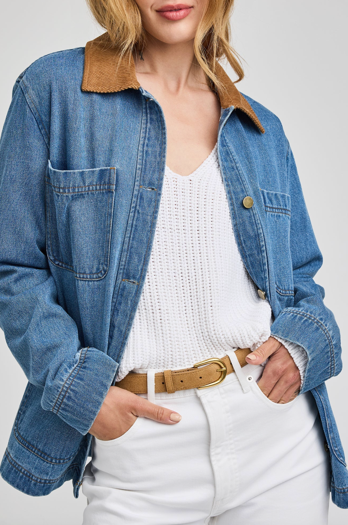Connor Jacket - Light Wash