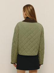 Nina Quilted Jacket - Olive