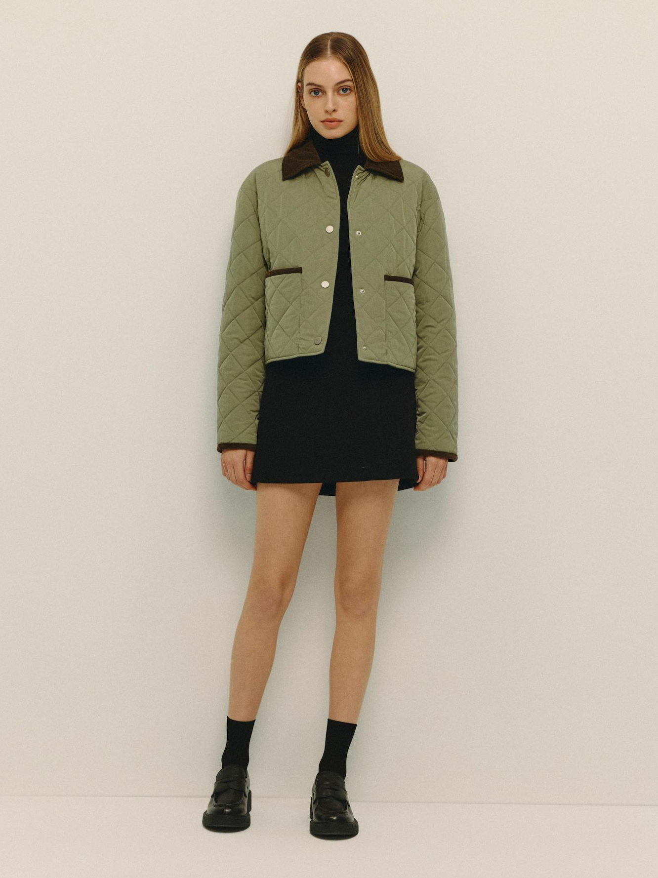 Nina Quilted Jacket - Olive
