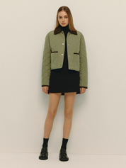 Nina Quilted Jacket - Olive