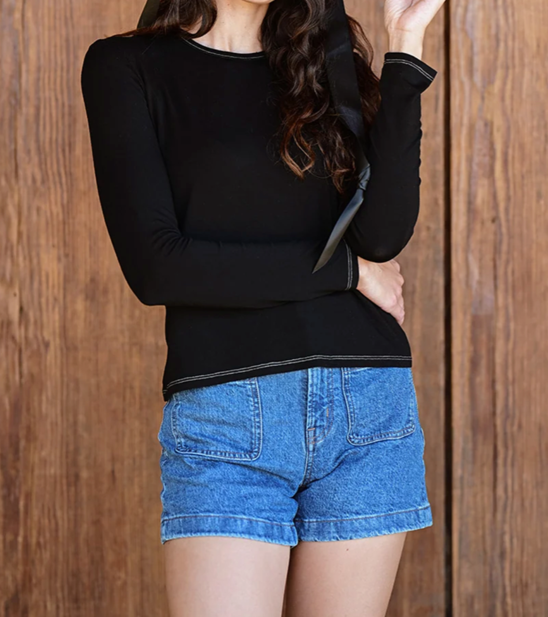 Softest Long Sleeve Tee - Black